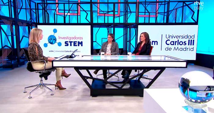 Mara Peterssen, Celeste Campo y Florina Almenaras cuentan en qué consiste STEM for Girls en el programa de TVE, La aventura del saber