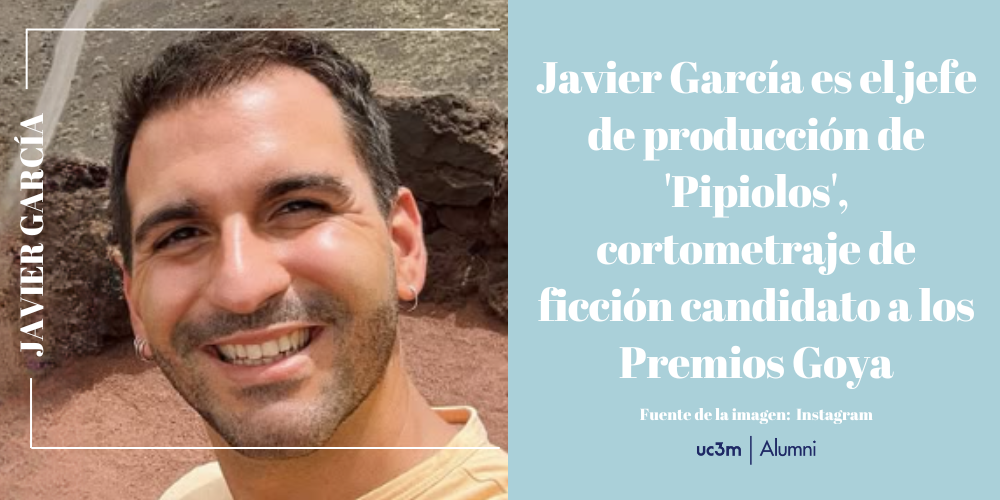 Javier García es el jefe de producción de 'Pipiolos', cortometraje de ficción candidato a los Premios Goya 