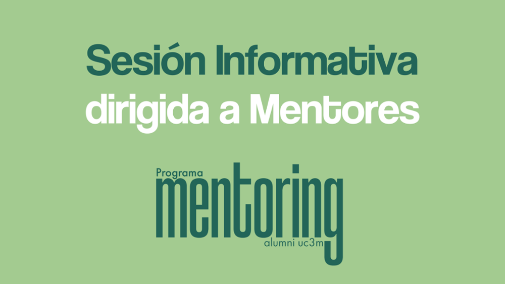 Sesión informativa dirigida a mentores