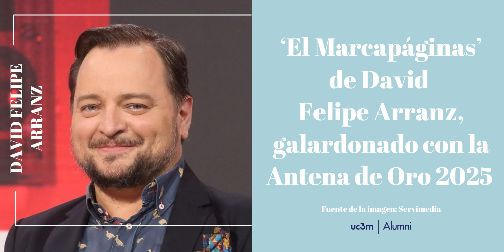 El Marcapáginas de David Felipe Arranz, galardonado con la Antena de Oro 2025 