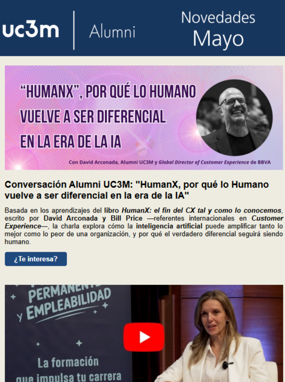 Newsletter Mayo