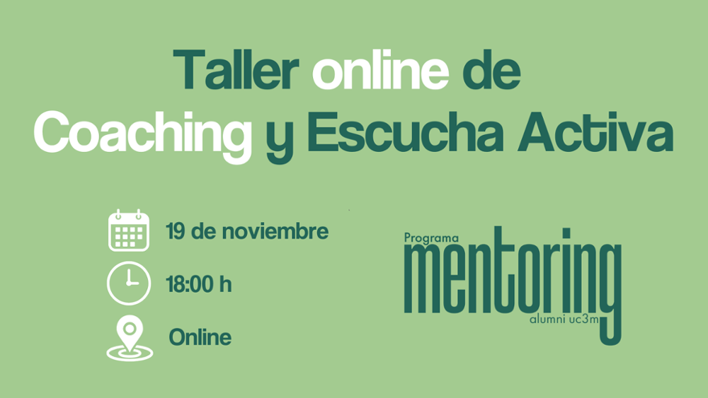 Taller Online de Coaching para Mentores - Exclusivo para mentores