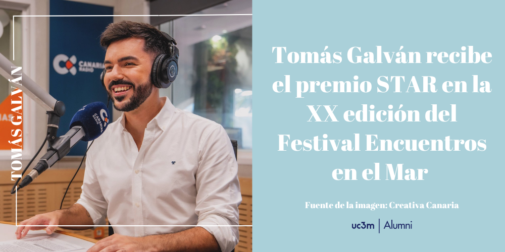 Tomás Galván recibe el premio STAR en la XX edición del Festival Encuentros en el Mar 