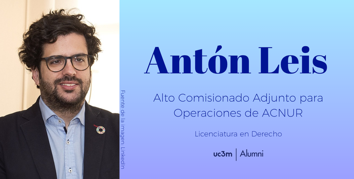 Antón Leis, nombrado nuevo Alto Comisionado Adjunto para Operaciones de ACNUR