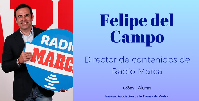 Felipe del Campo, nuevo director de contenidos de Radio Marca