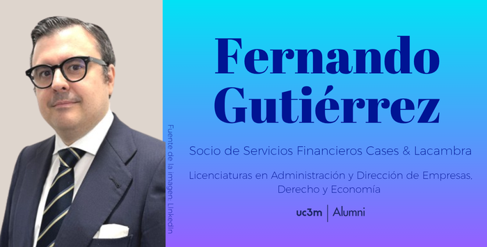 Fernando Gutiérrez es el nuevo socio de Servicios Financieros de Cases & Lacambra 