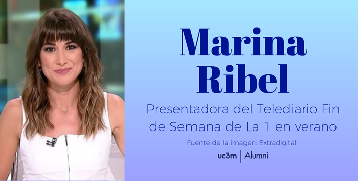 Marina Ribel ficha por el Telediario Fin de Semana de La 1