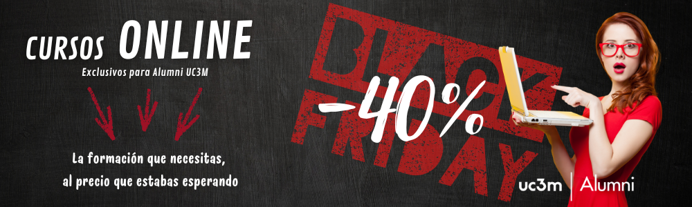 Cursos online exclusivos para Alumni UC3M con un 40% de descuento