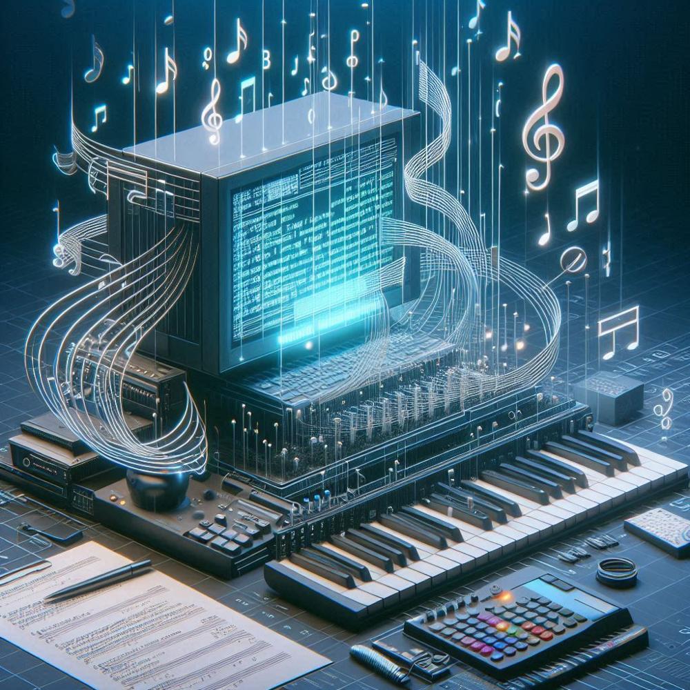 Cartel taller de música y tecnología