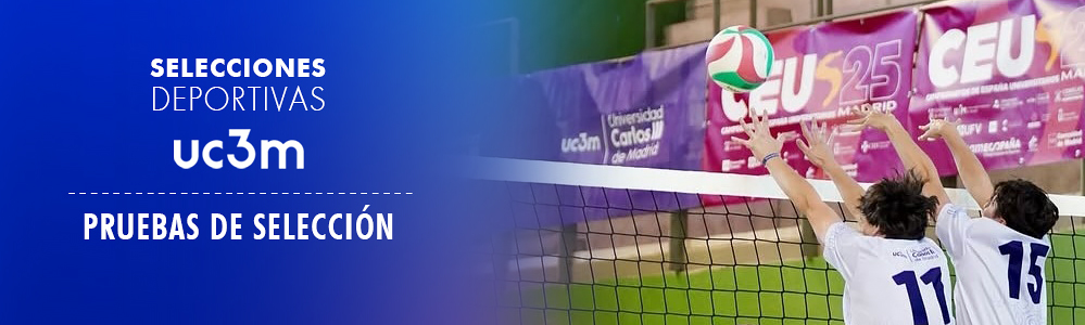 Periodo de pruebas abierto para formar parte de las Selecciones Deportivas UC3M Team.
