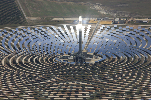 Panel de energía termosolar de concentración