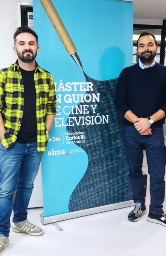 Cristóbal Garrido y Adolfo Valor en Máster FP en Guion de Cine y Television