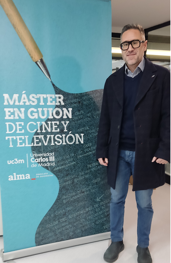 Enric Alberto en el Máster de FP en Guion de Cine y Teevisión