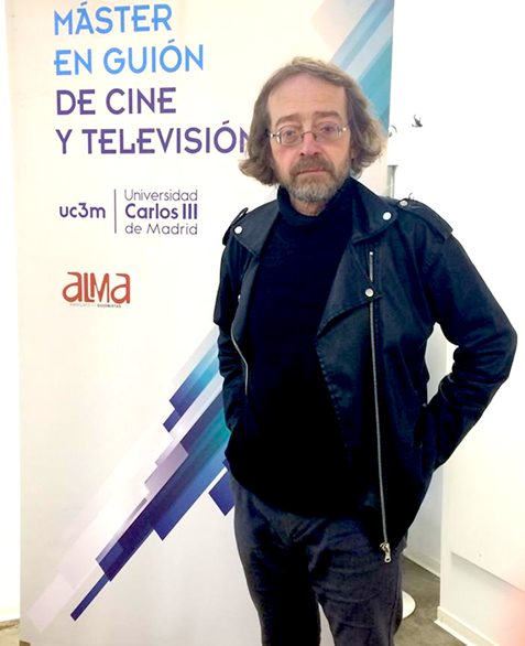 Xabi Puera en el Máster en Guion de Cine y Televisión UC3M