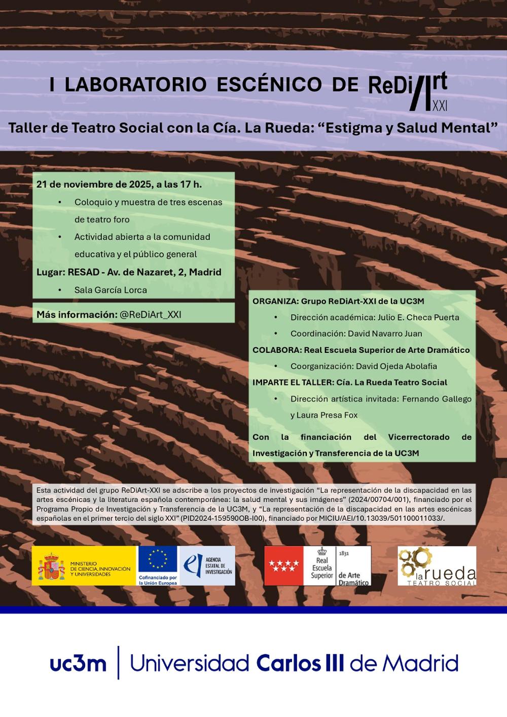 cartel I LABORATORIO ESCÉNICO