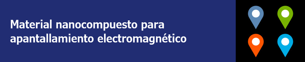 Material nanocompuesto para apantallamiento electromagnético