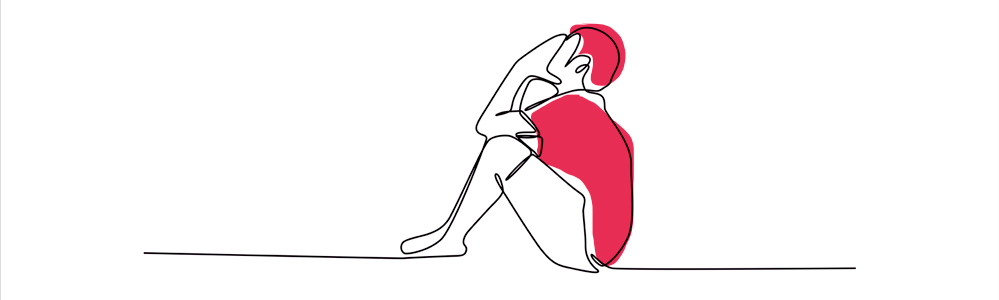 Hombre joven triste