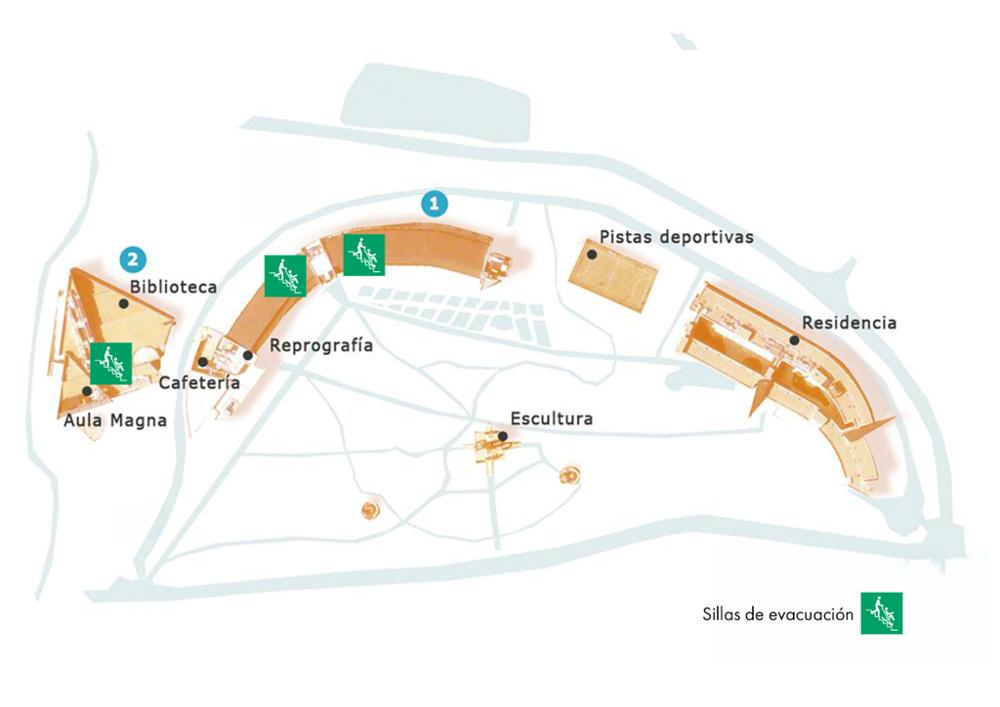 Plano sillas evacuación Colmenarejo
