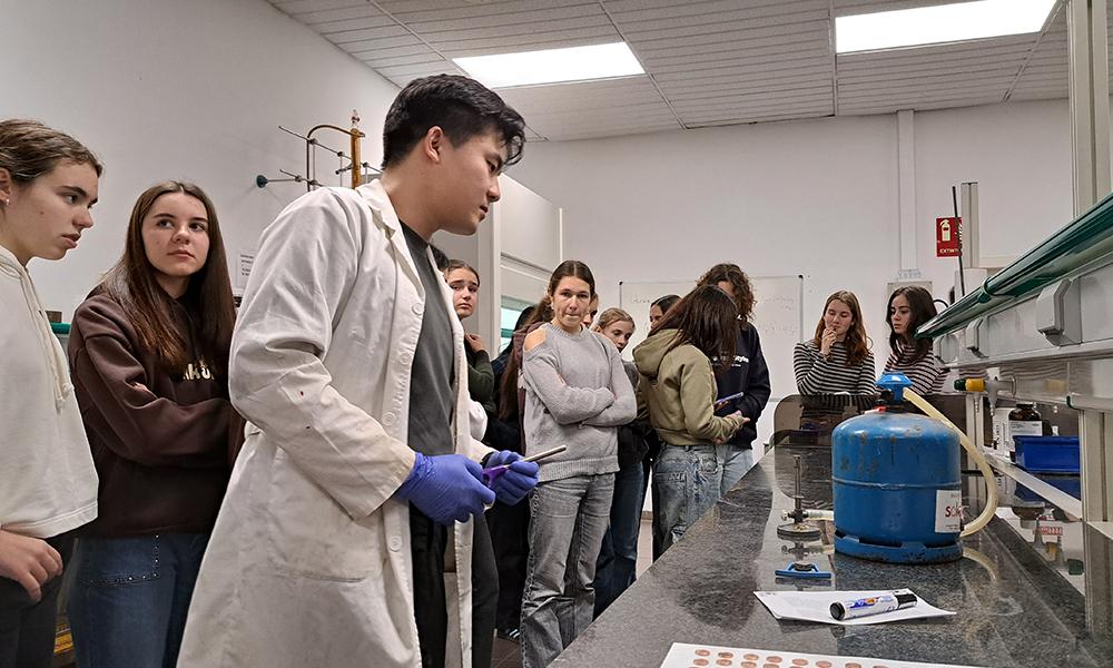 Alumnos en el taller de alquimia egipcia