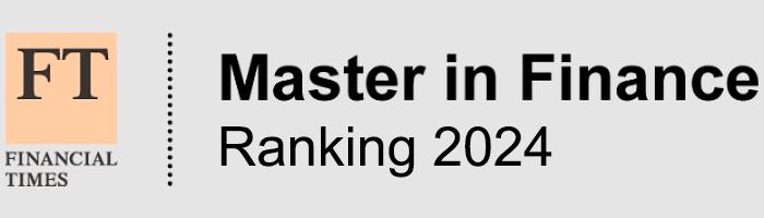 logotipo Financial Times ranking Master in Finance 2024