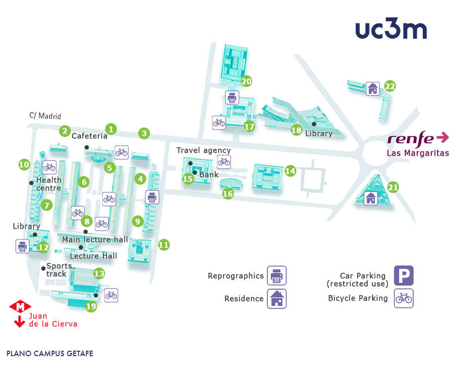 Plano Campus Getafe