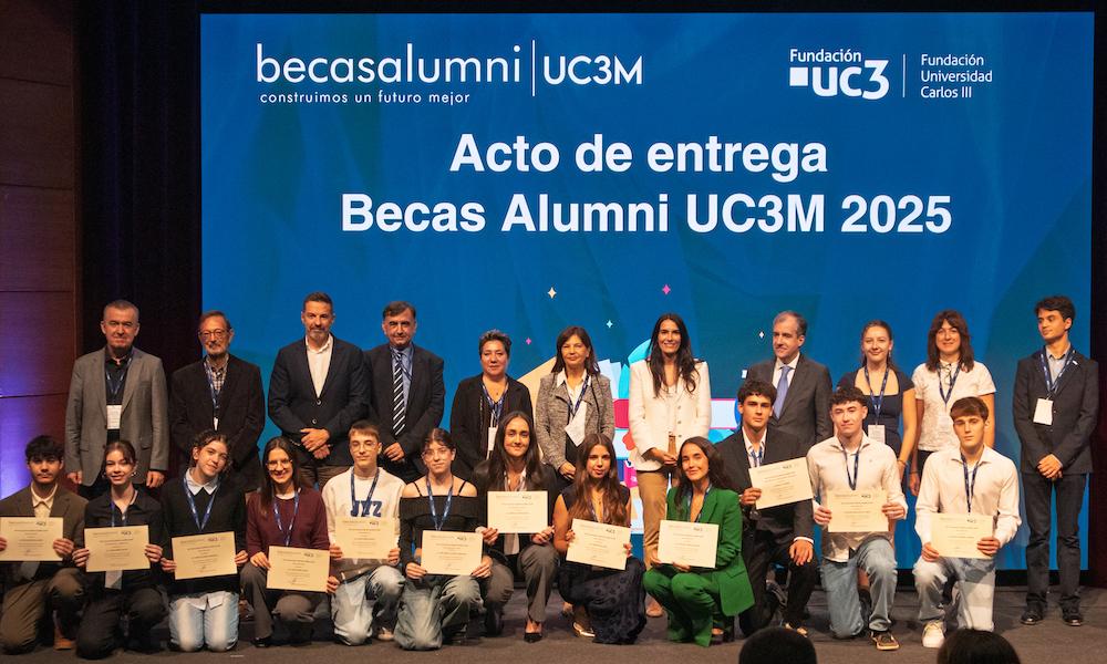 La Fundación de la UC3M entrega 12 nuevas Becas Alumni