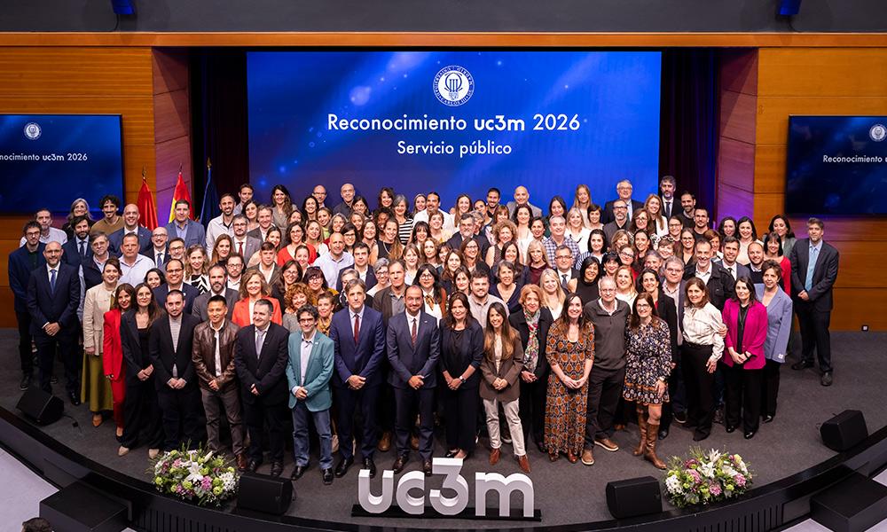 La UC3M reconoce la trayectoria y el compromiso de su equipo humano