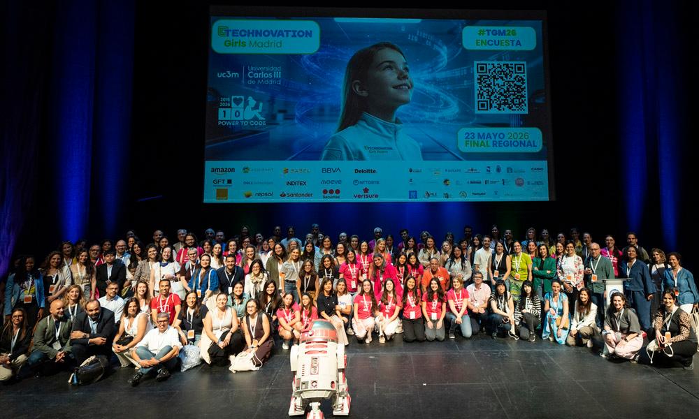 La UC3M y Power to Code celebran la 10ª Edición Technovation Girls 2026