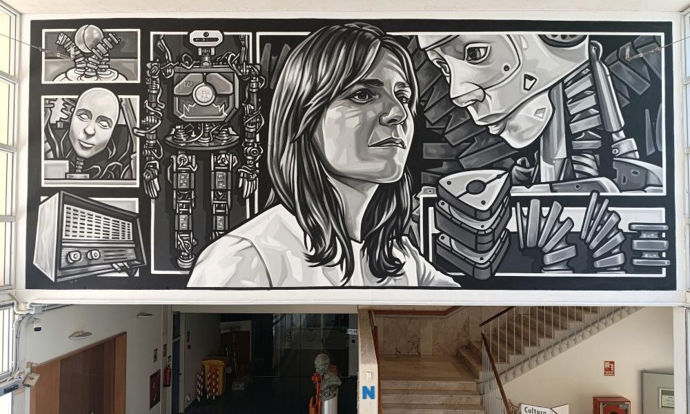 Mural Dones ciencia