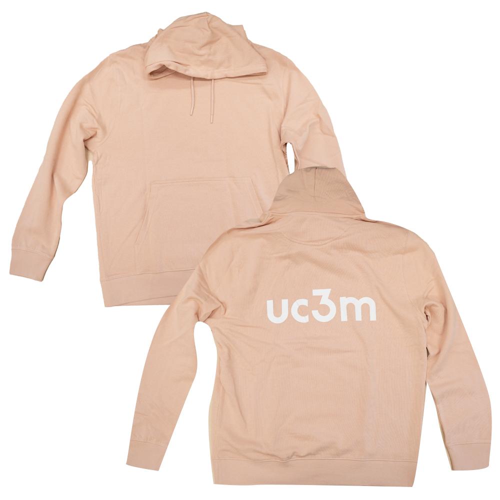 Sudadera rosa uc3m capucha