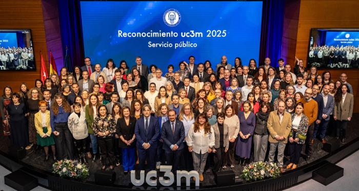 La UC3M reconoce la trayectoria y el compromiso de su personal