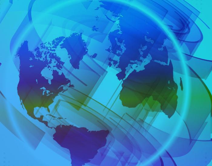 bola mundo internacional en movimiento