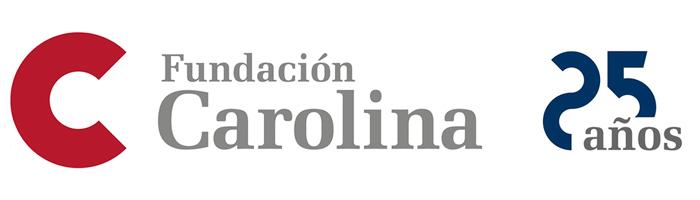 Logotipo Fundacion Carolina 25 años